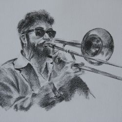 Dessin Le trombone