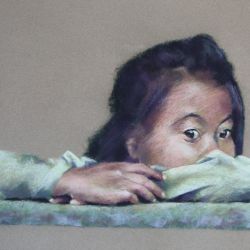 Dessin pastels Lahela (Laos)